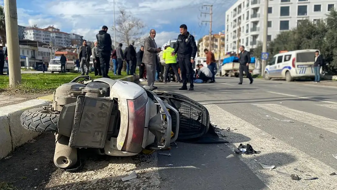 Otogar Kavşağında Kaza: Motosiklet Sürücüsü Ağır Yaralandı