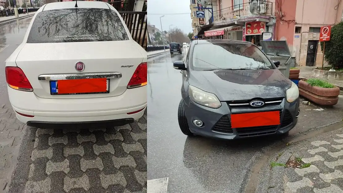 Sabahları Öğrencilerini Okullara Bırakan Araçlar, Kaldırımları İşgal Ediyorlar