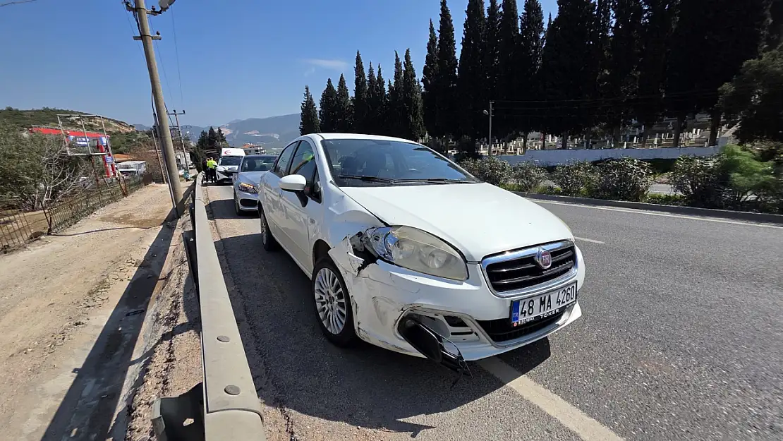 Sollama kazayla sonuçlandı: Milas'ta trafik kazasında bir kişi yaralandı