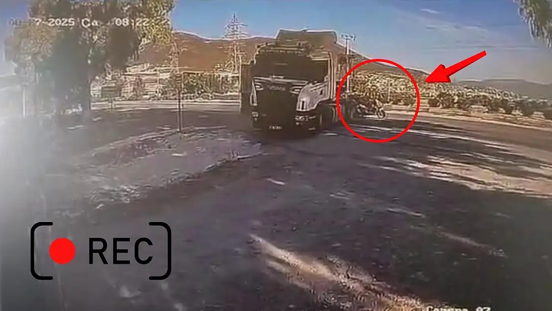 Tır Sürücüsünün Refleksi Milas'ta Olası Faciayı Engelledi