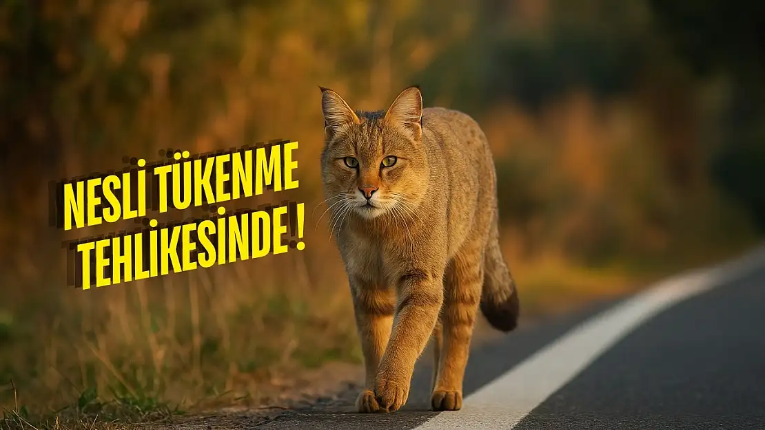 Türkiye'nin en gizemli yaban kedisi Söke Milas karayolunda can verdi