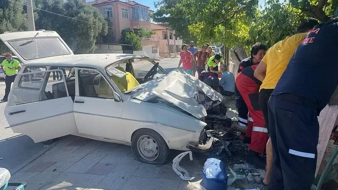 Yatağan’da korkunç kaza: Ayağı koptu