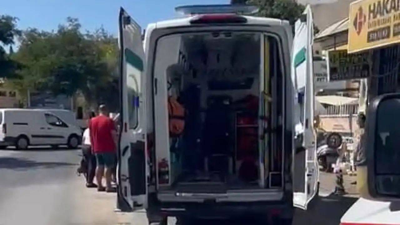 Milas'ta karşıdan karşıya geçen kadına motosiklet çarptı