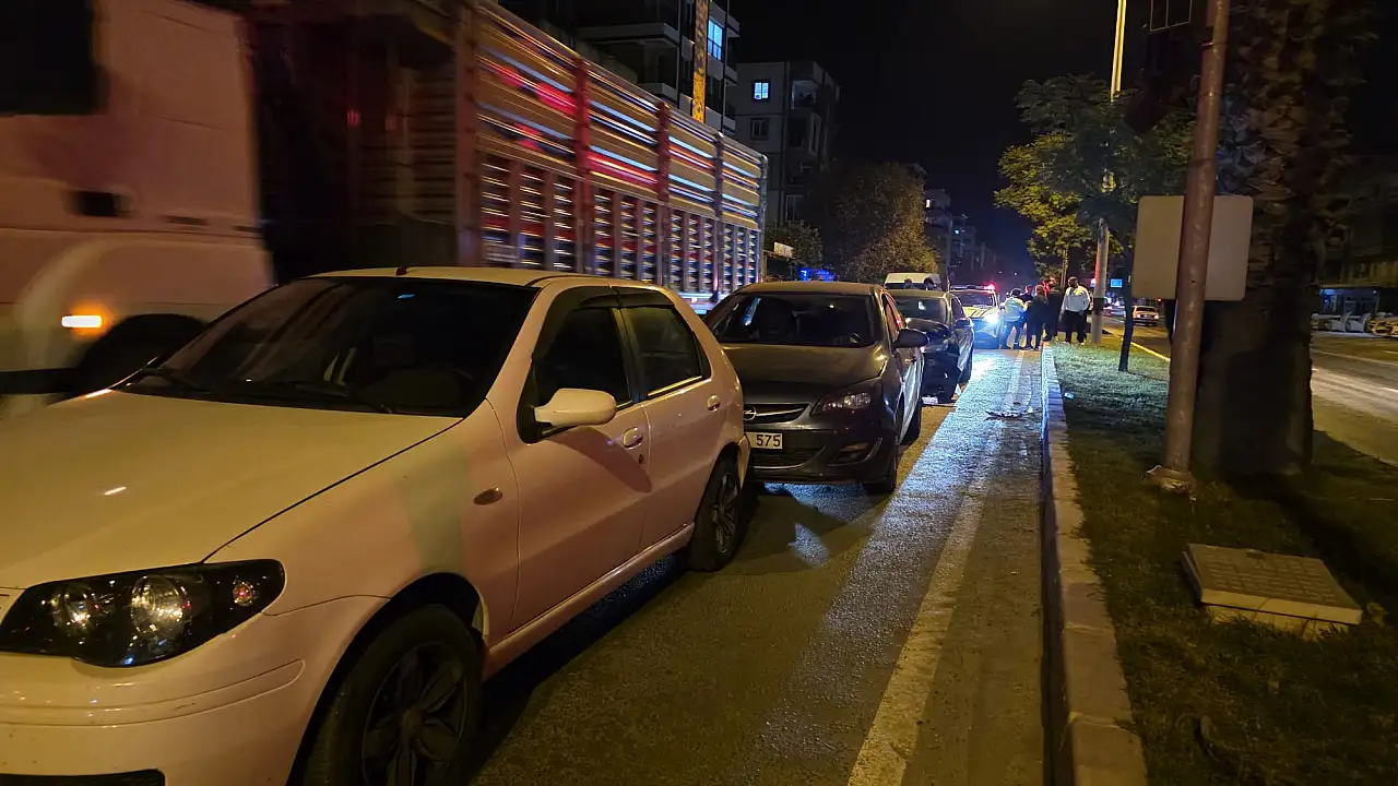 Milas'ta Trafik Işıkları Karışınca Üç Araç Birbirine Girdi 1 Kişi Yaralandı