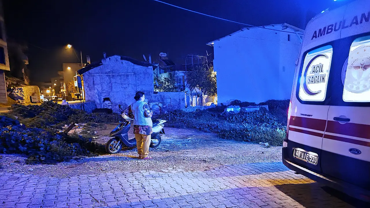 Milas'ta bozuk yol kazaya neden oldu: Motosiklet sürücüsü yaralandı