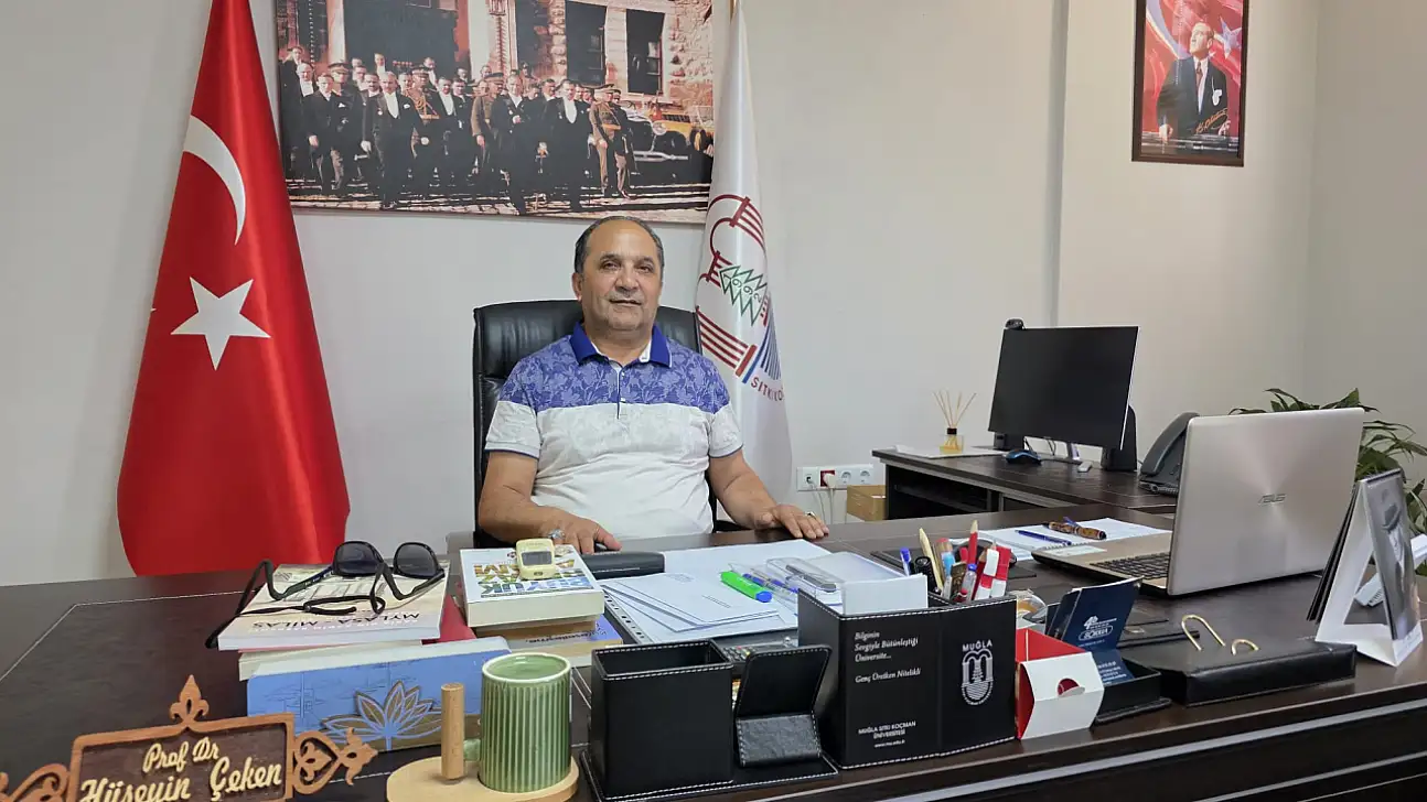 Milas İlçe Sınav Koordinatörü Prof. Dr. Hüseyin Çeken:  Tüm önlemler alındı başarılar diliyoruz