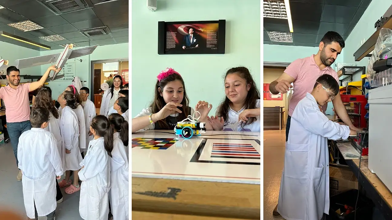 Özel öğrenciler DENEYAP Atölyesi'nde teknolojiyle buluştu