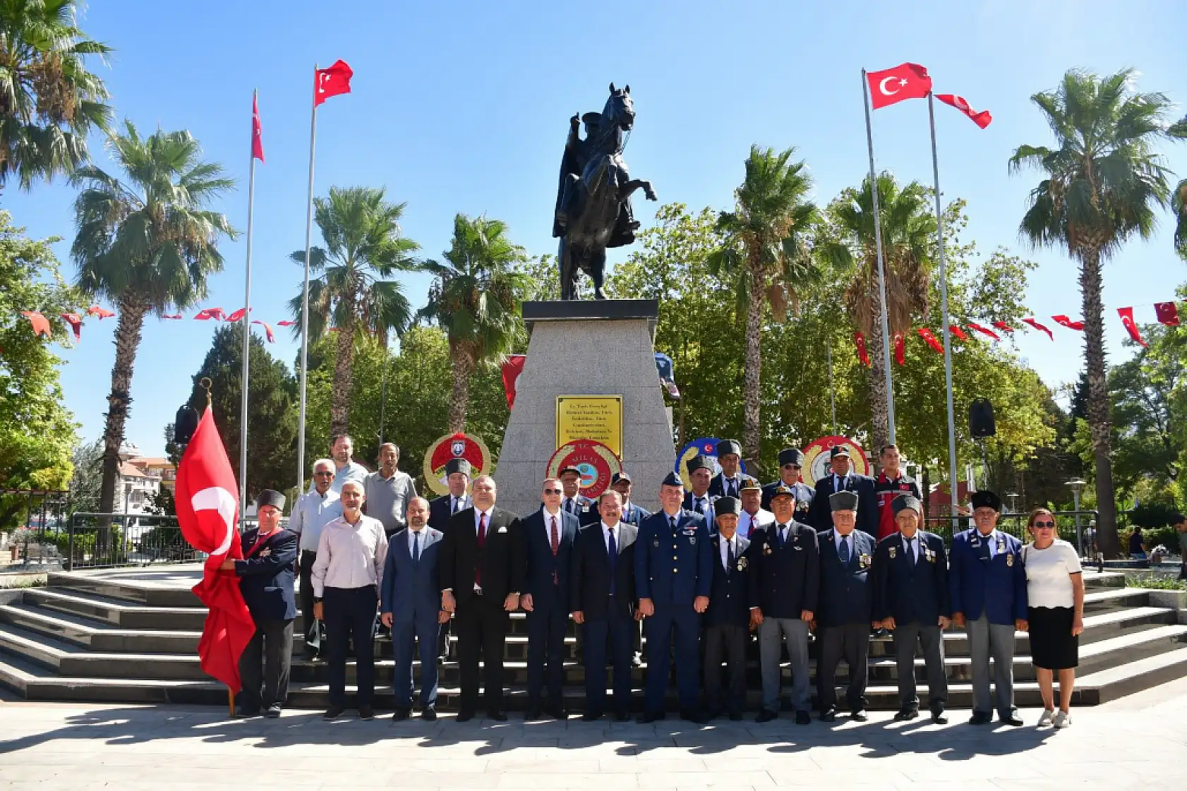 Milas'ta kahraman gaziler unutulmadı
