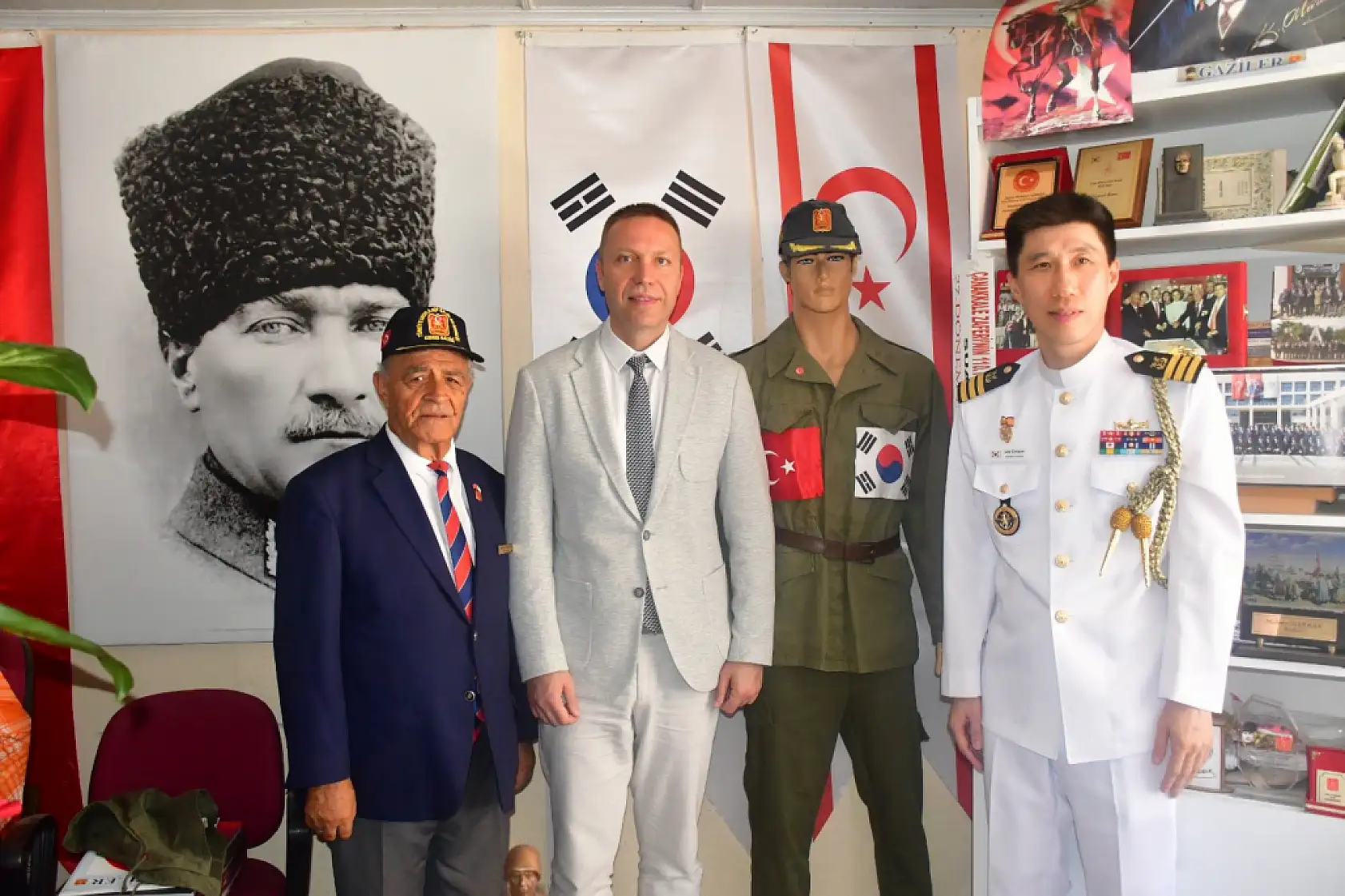 Güney Kore Savunma Ataşesi'nden Milas Gazilerine Ziyaret