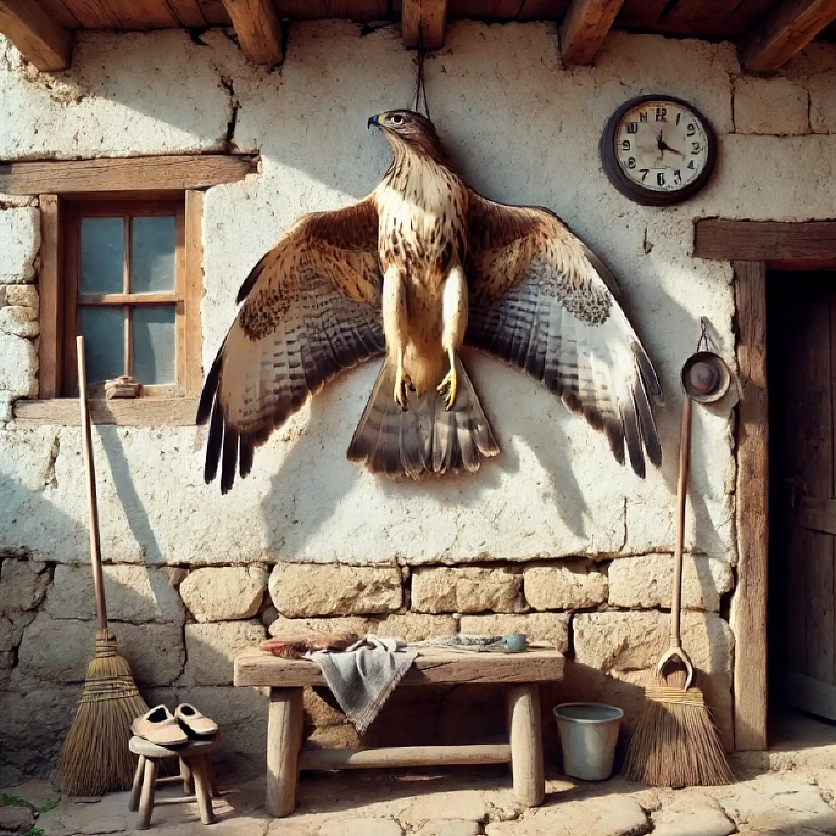 Muğla'da çatı hasarı için gelen ekipler zeytin ağacına asılı beklenmedik bir şey buldu