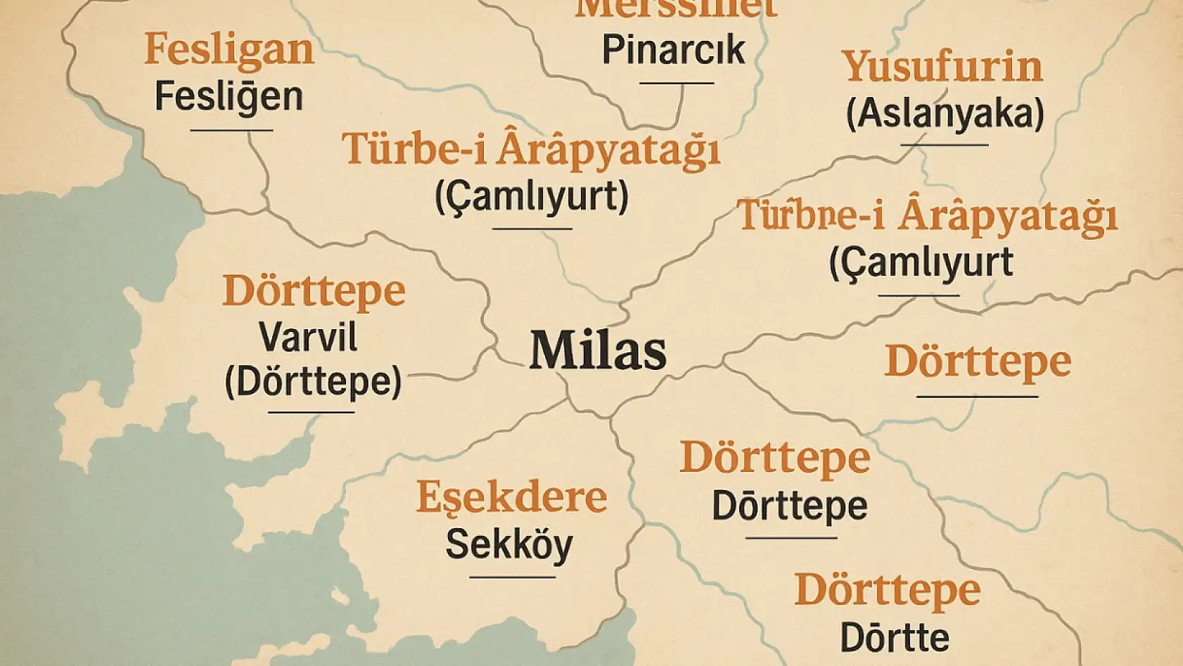 Milas'ın köylerinin eski adları ortaya çıktı: Resmî kayıtlarda yok ama hafızalarda yaşıyor