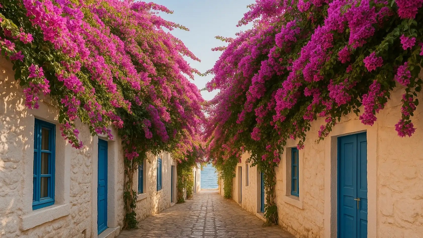 Bodrum'daki bu sokak turistlerin en çok fotoğrafladığı yer oldu