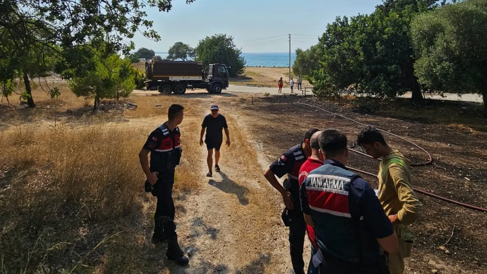 Milas'ta Orman Yangını Korkuttu: Ekipler Alevleri Zamanında Söndürdü