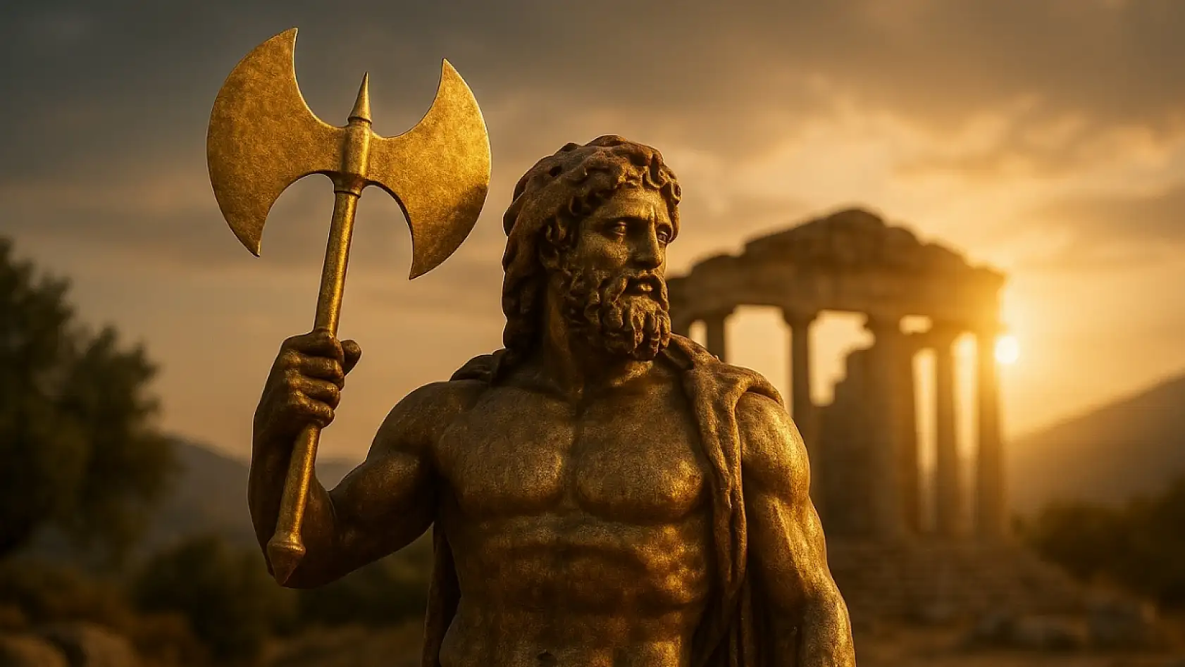 Milas'ta Zeus'un iz bıraktığı kutsal kaya
