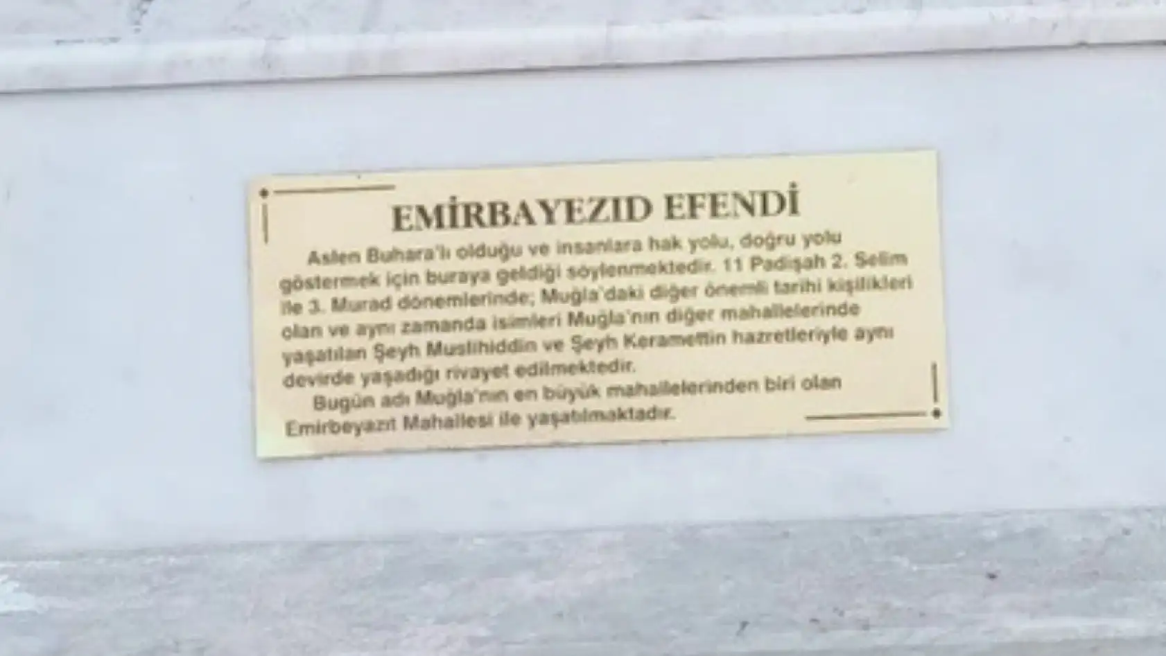 Muğlalı şaşkın herkes yatır sanıyordu: Meğer Osmanlı alimiymiş