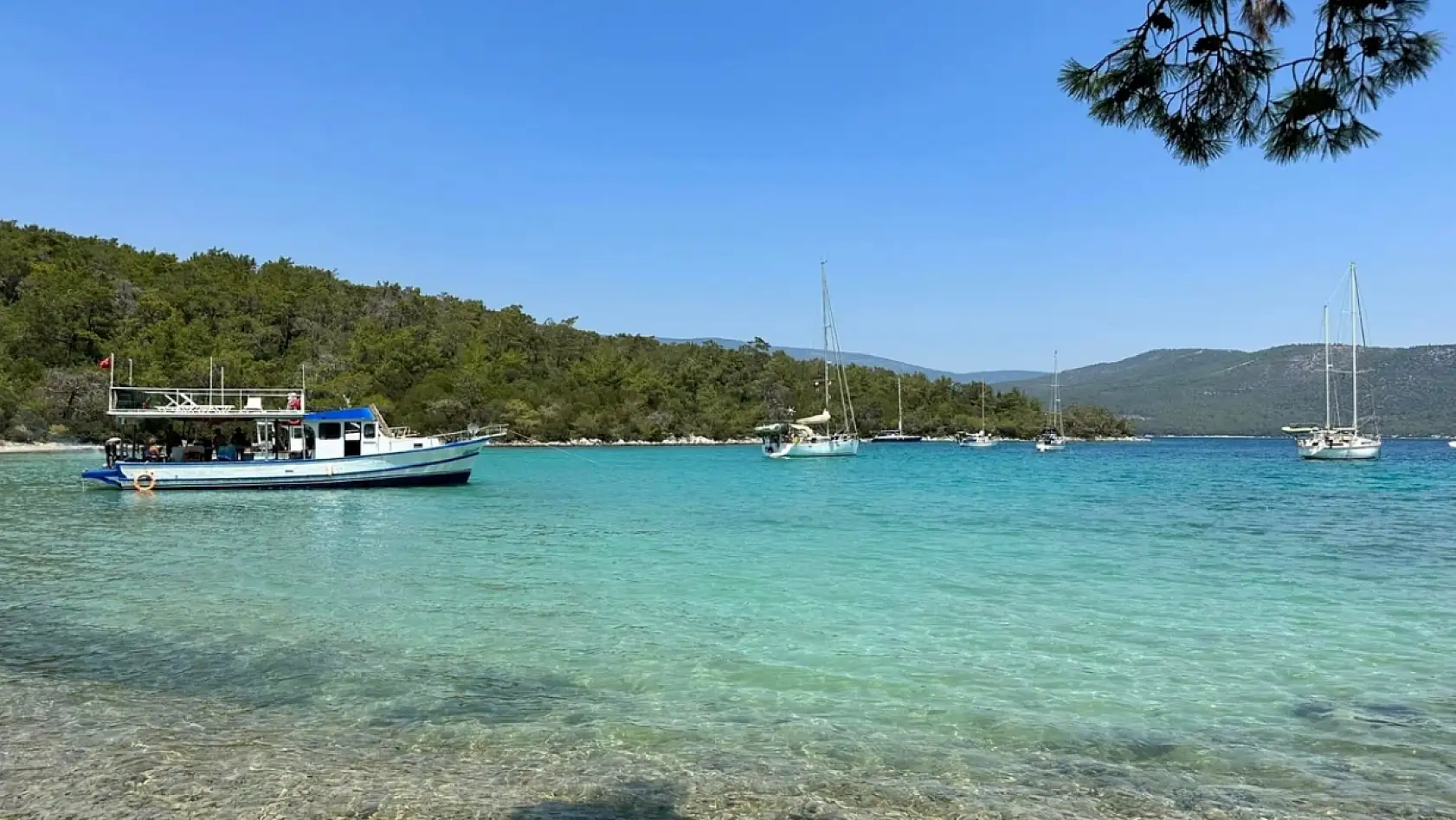 Milas'ta denize girilecek en sakin koy sonunda keşfedildi