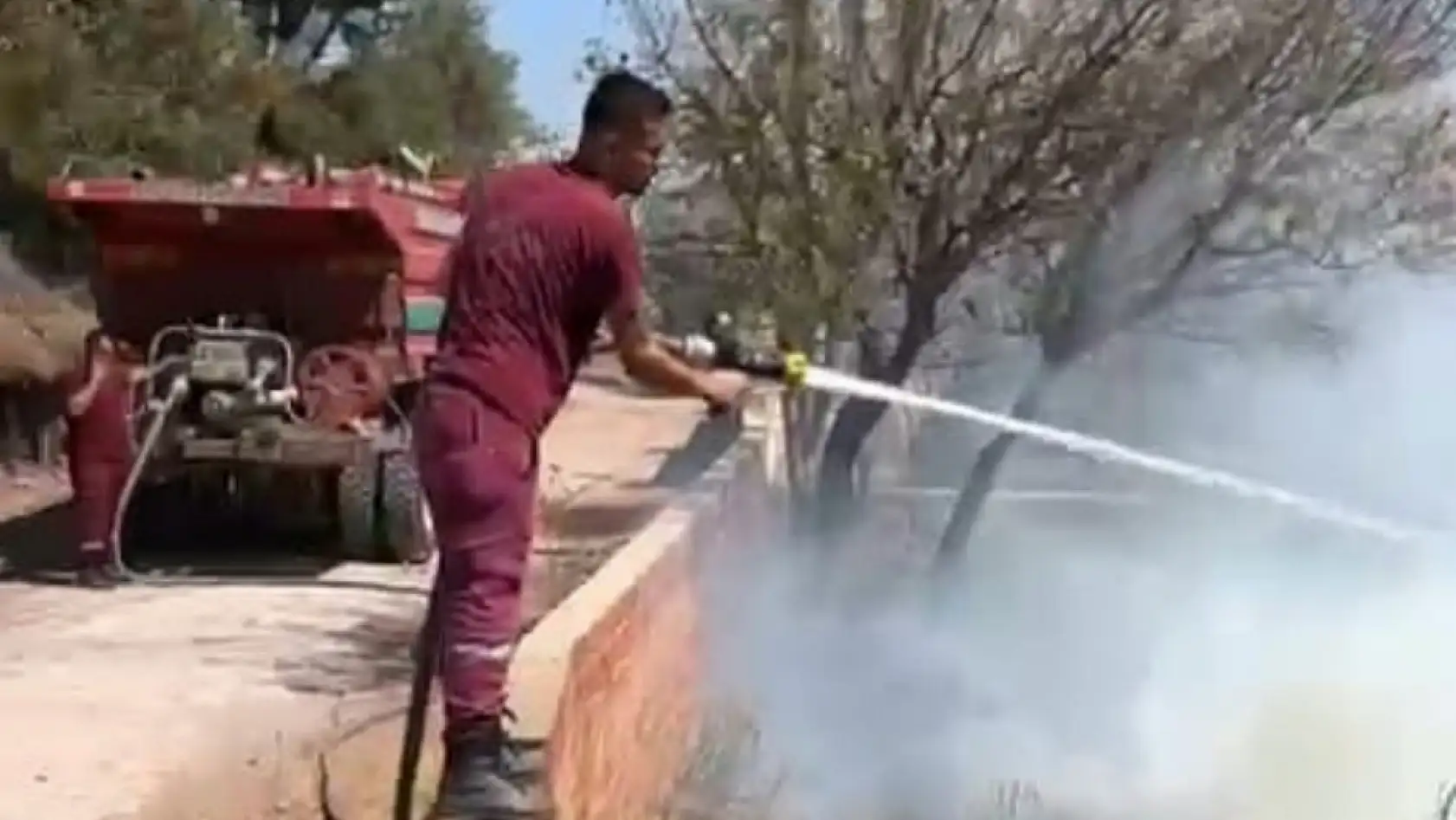 Milas Meşelik Mahallesi'nde Çıkan Yangına Ekipler Anında Müdahale Etti