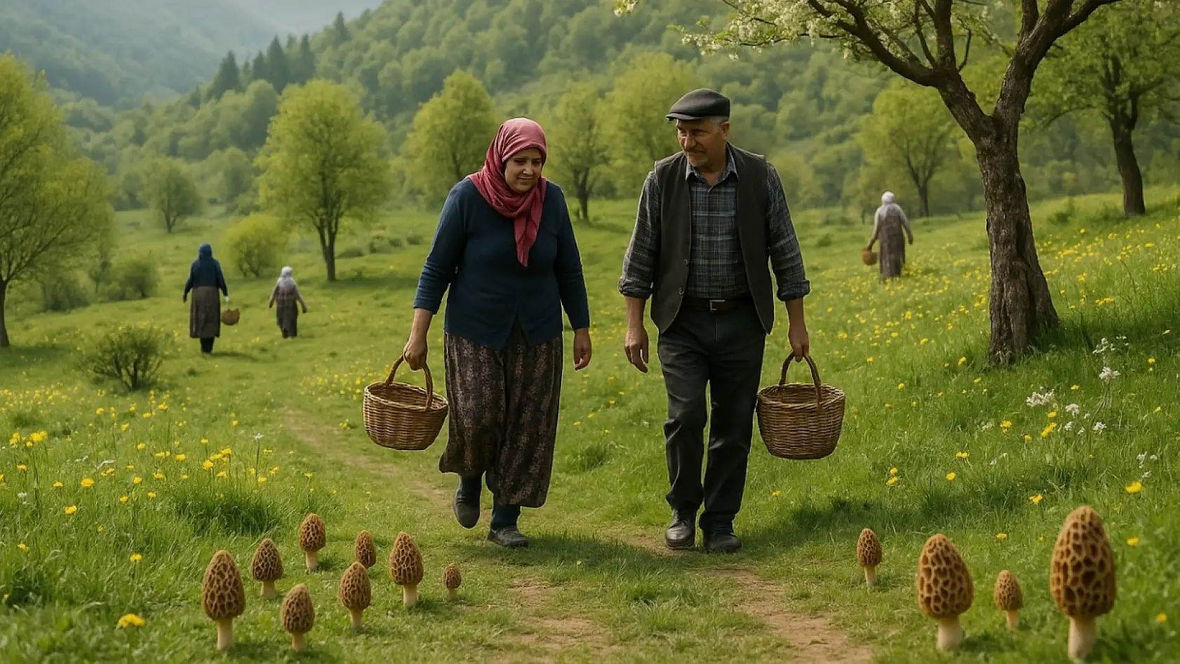 İnanılmaz ama gerçek: Milas'ta köylüler ormanda altın topluyorlar
