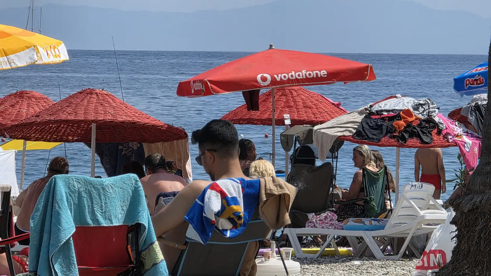 Bayramın üçüncü günü Ören sahilinde büyük yoğunluk yaşandı
