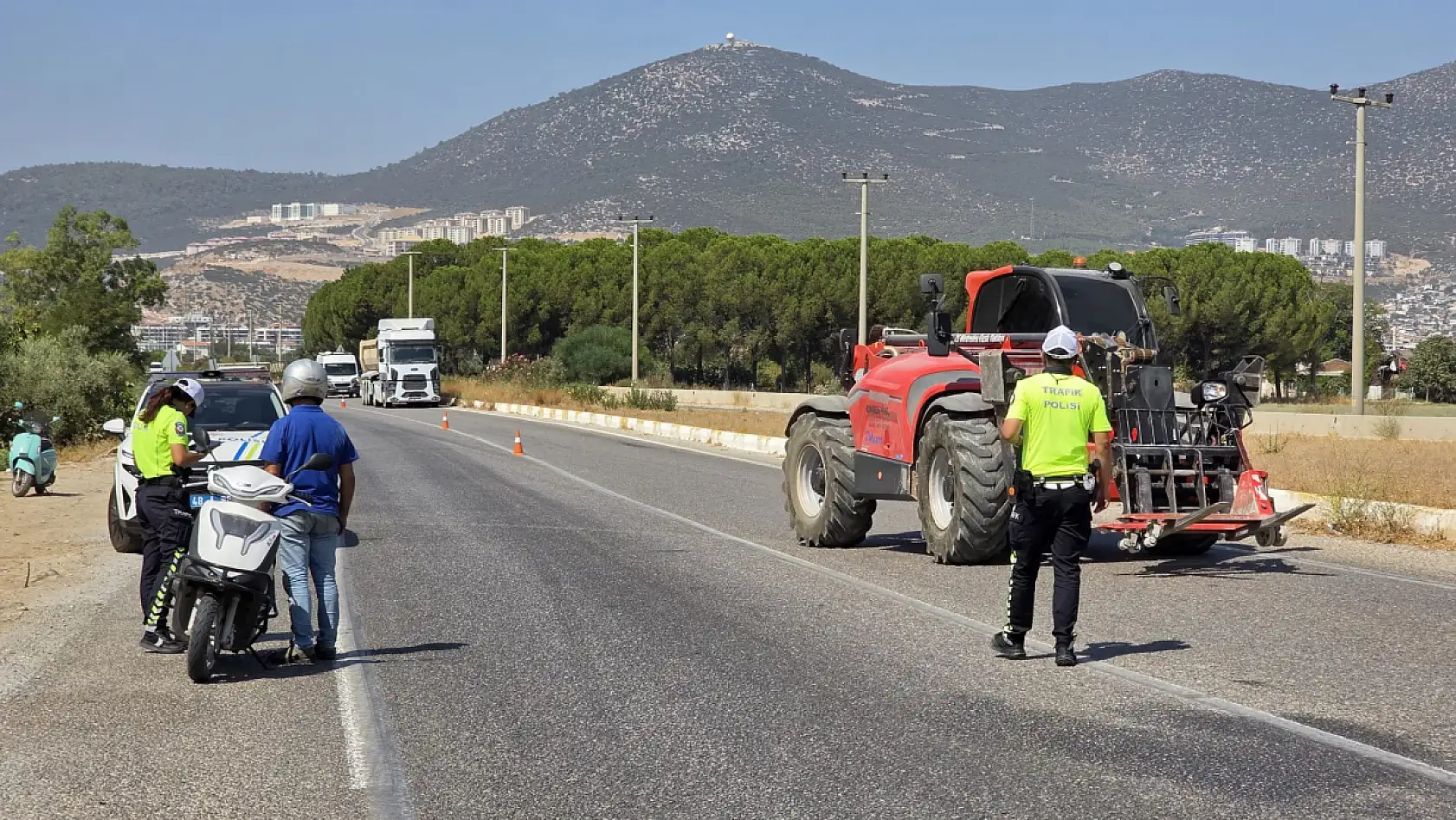 Milas'ta Ana Arterlerde Radar Denetimi Başladı