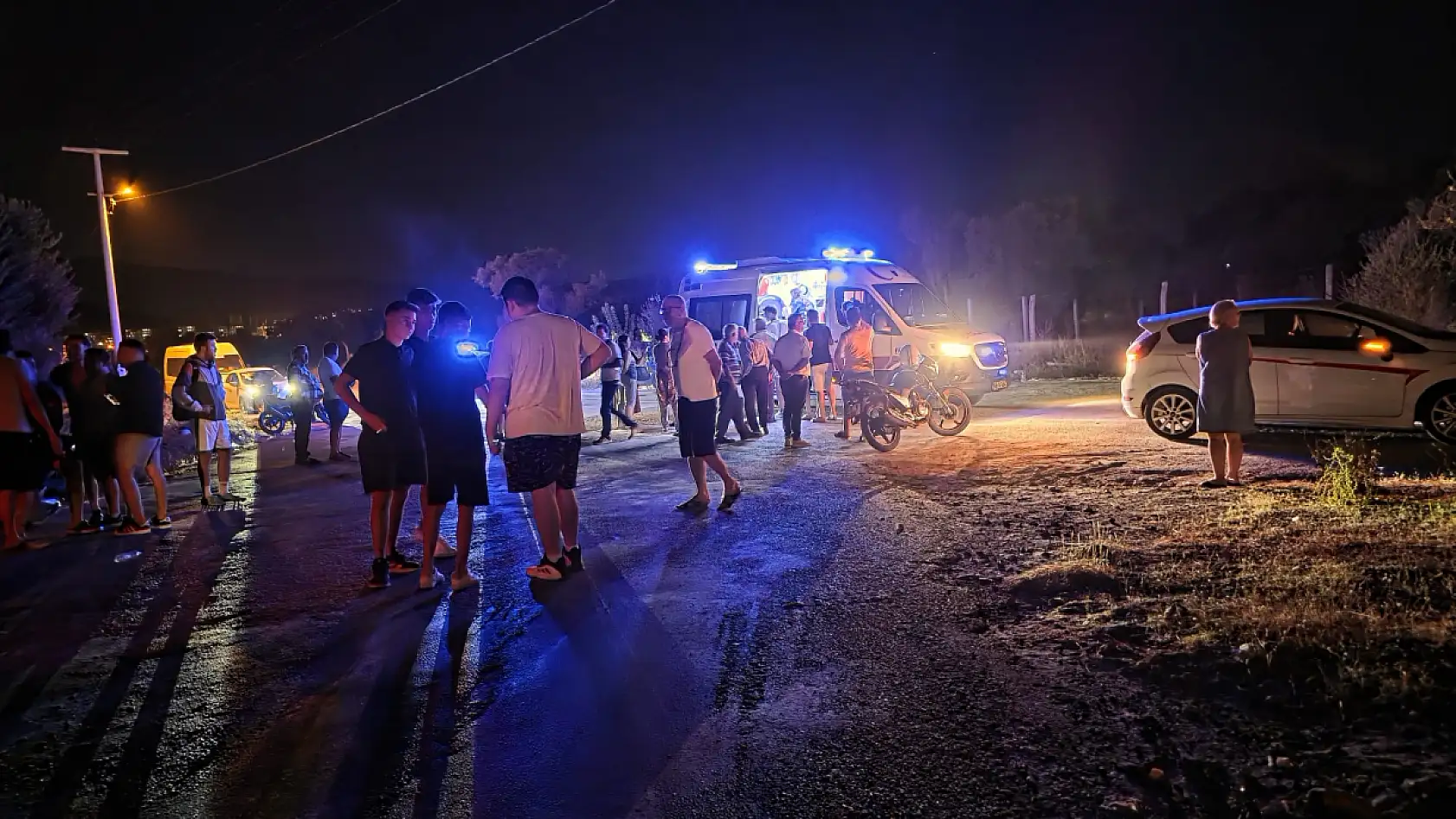 Kırcağız Mahallesi'nde İki Motosiklet Çarpıştı