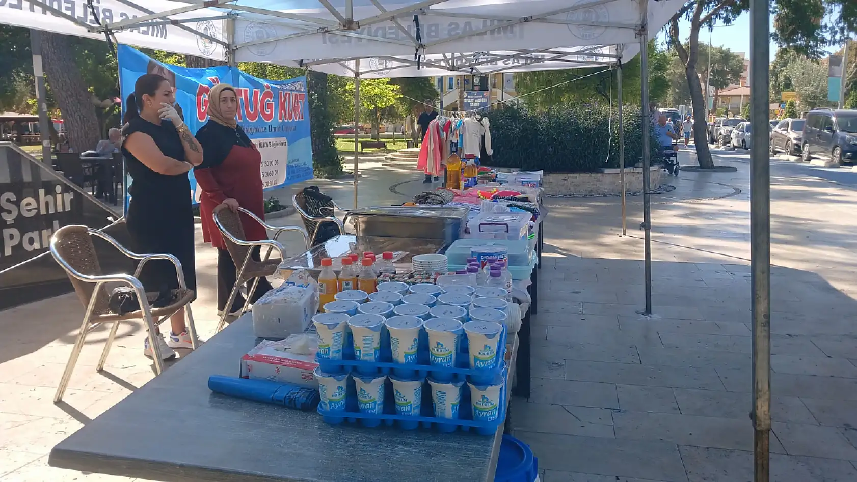 Milas Şehir Parkı'nda Göktuğ için dayanışma kermesi bugün de sürüyor