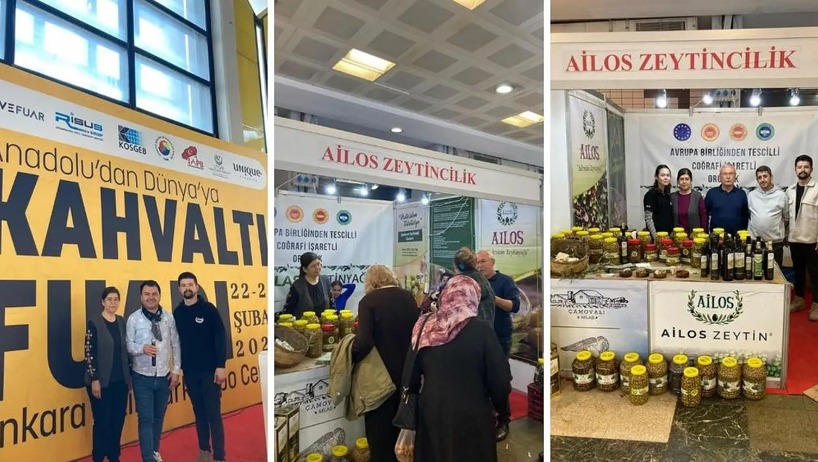 Ailos Zeytin, Ankara Kahvaltı Fuarı’nda Milas’ın Lezzetlerini Tanıttı