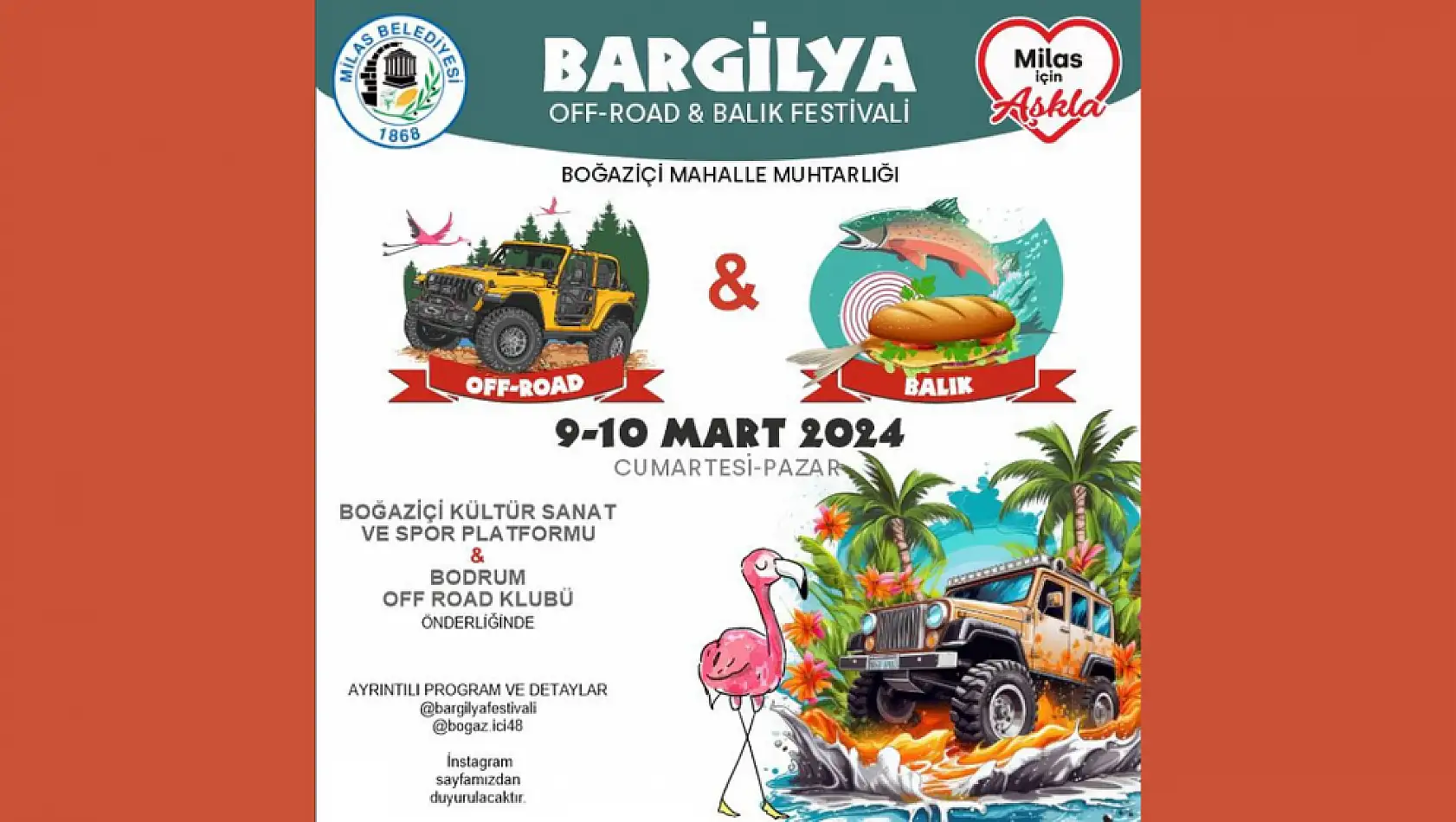 Boğaziçi Off-Road ve Balık Festivali Başlıyor