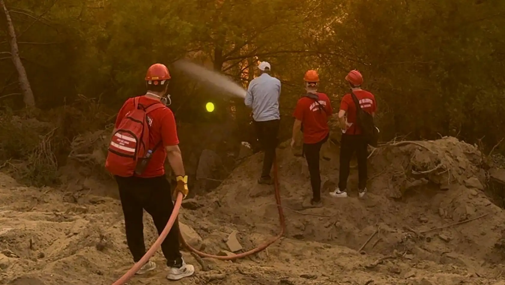 Milas Belediyesi Arama Kurtarma Ekibi Yangın Felaketlerine Karşı Siper Oldu