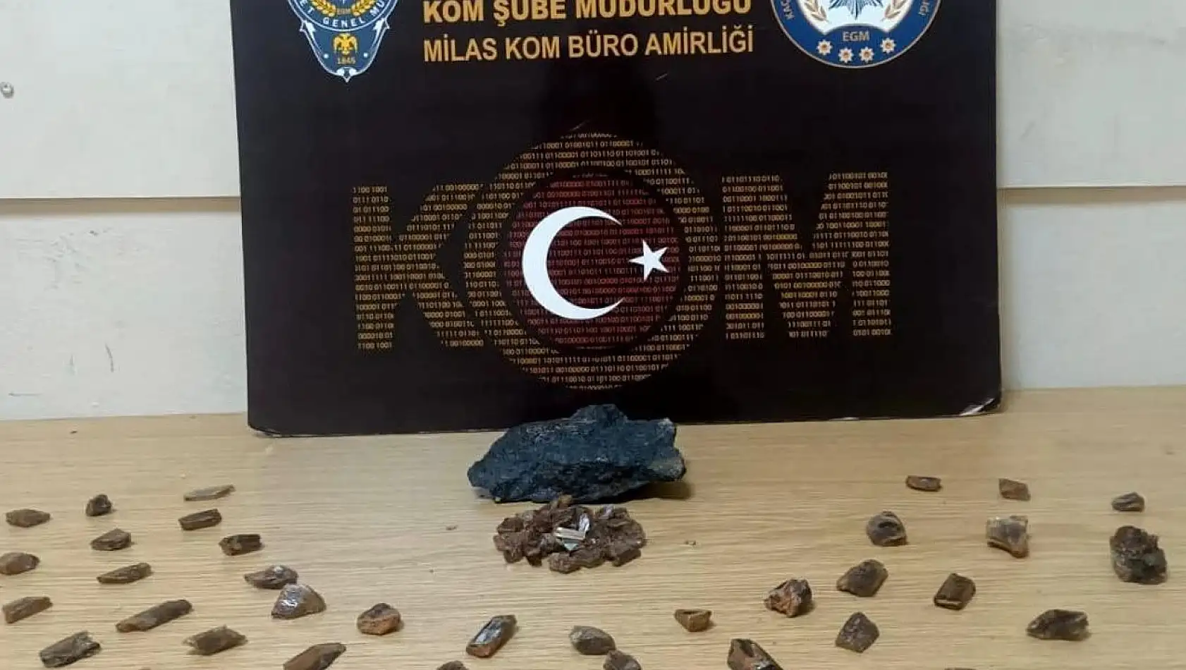 Milas'ta Doğal Taş Operasyonu: 94 Adet Zultanit Taşı Ele Geçirildi