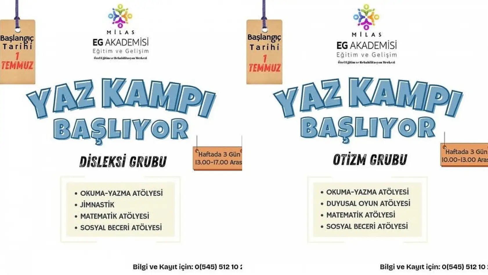 Milas'ta EG Akademisi'nden Yaz Kampları Başlıyor