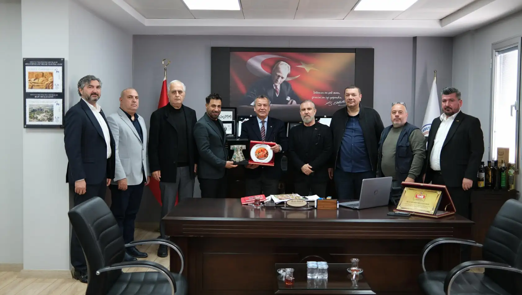 TÜRSAB heyetinden Milas Ticaret ve Sanayi Odası'na ziyaret