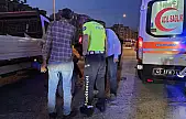 Kamyonet Kasasından Düşen Kişi Yaralandı