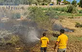 Milas Çomakdağ'da aynı noktada yeniden çıkan yangın söndürüldü