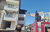Milas Kırcağız'da Çatı Katı Yangını Paniğe Neden Oldu
