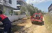 Milas'ta Kereste Fabrikasına Yakın Bölgede Yangın: İtfaiye Zamanla Yarıştı
