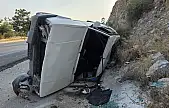 Milas'ta Mucize Kurtuluş: Takla Atan Araçtan Yara Almadan Çıktı