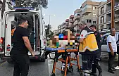 Milas'ta otomobille çarpışan motosiklet sürücüsü yaralandı