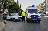 Milas'ta Ters Yönden Gelen Motosiklet Otomobile Çarptı: 2 Yaralı