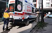 Sanayi Caddesi'nde kaza: Yüksekten düşen işçi yaralandı