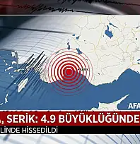 Akdeniz Sallandı: 4,9 Büyüklüğündeki Deprem Milas'ta Hissedildi
