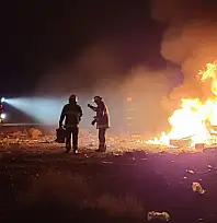 Milas Fesleğen'de otluk yangını korkuttu