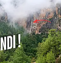 Milas'ın Yıllardır Uyuyan Kalem Şelalesi Yeniden Canlandı