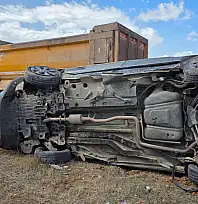 Milas'ta Boğa Yokuşu'nda Kaza: Kamyonla Çarpışan Otomobil Takla Attı 1 Kişi Yaralandı