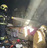 Milas'ta ev yangını paniğe neden oldu