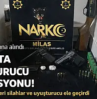 Milas'ta Hareketli Dakikalar: Narkotik Ekipleri O Evi Bastı