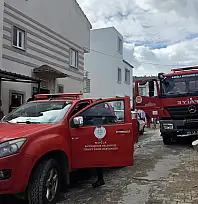 Milas'ta Korkutan Yangın: Çamaşır Makinesi Alev Aldı