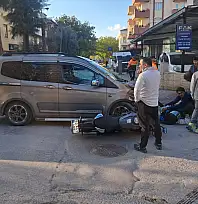 Milas'ta Motosiklet Kazası Ucuz Atlatıldı: Motosiklet Sürücüsü Hafif Yaralandı
