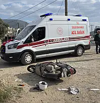 Milas'ta Otomobil ve Motosiklet Çarpıştı: Motosiklet Sürücüsü Yaralandı