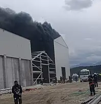 Son Dakika: Milas'ta Balık Firmasına Ait Depoda Büyük Yangın